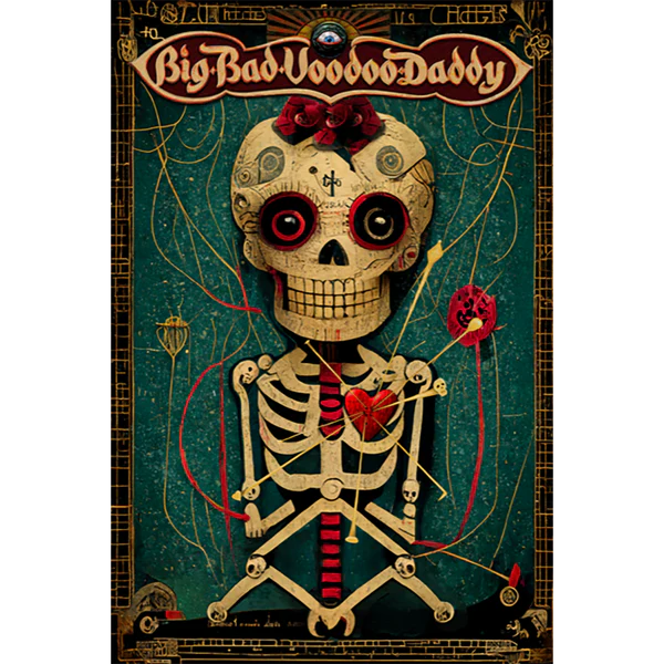 Big Bad Voodoo Daddy - Skeleton Poster