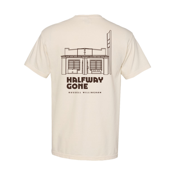Russell Willingham - Halfway Gone Ivory Tee (PRESALE 11/06/26)