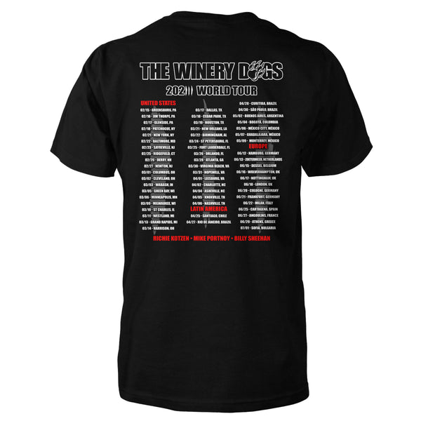 The Winery Dogs - Red and White Logo Shirt