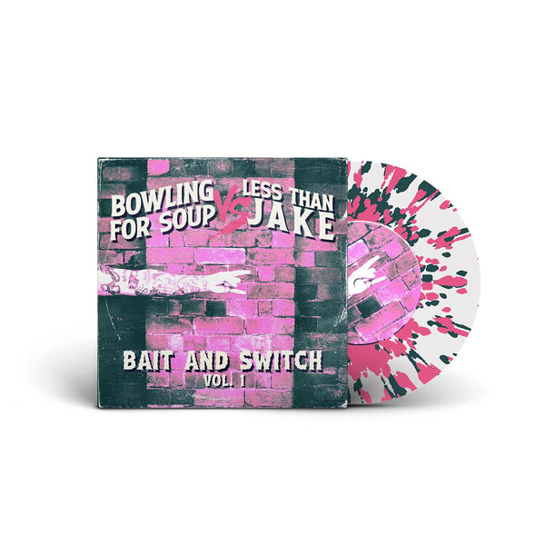 Bowling For Soup - BFS VS. LTJ Bait And Switch Vol. 1 Transparent Splatter 7" Vinyl