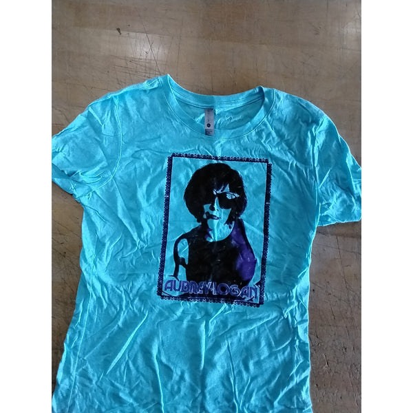Aubrey Logan - Light Blue Photo Tee