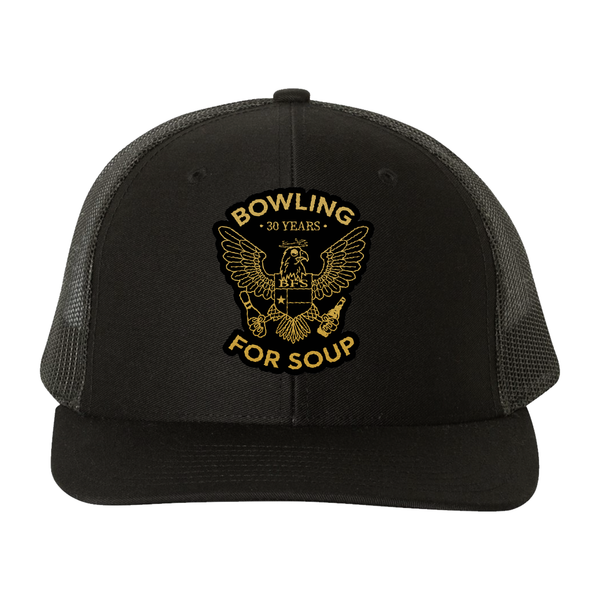 Bowling For Soup - Black 30 Years Eagle Trucker Hat