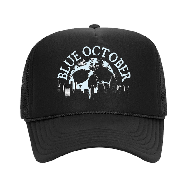Blue October - Skull Skyline Trucker Hat