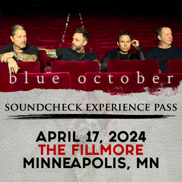 Blue October - Soundcheck Experience - 04/17 - The Fillmore - Minneapolis, MN (5:00pm)