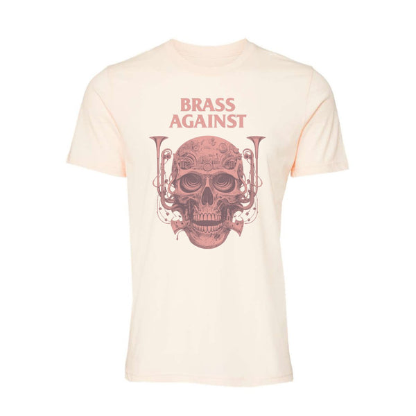 Brass Against - Skull Logo Tee Natural