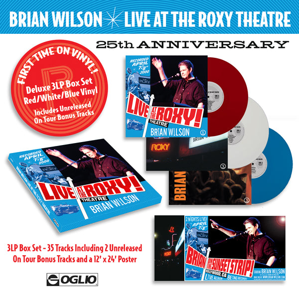 Brian Wilson - Live At The Roxy 3LP Vinyl Box Set (PRESALE 11/07/25)