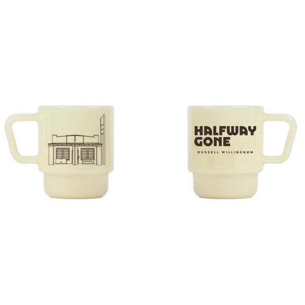 Russell Willingham - Halfway Gone Butter Yellow Milk Glass Mug (PRESALE 10/30/2026)