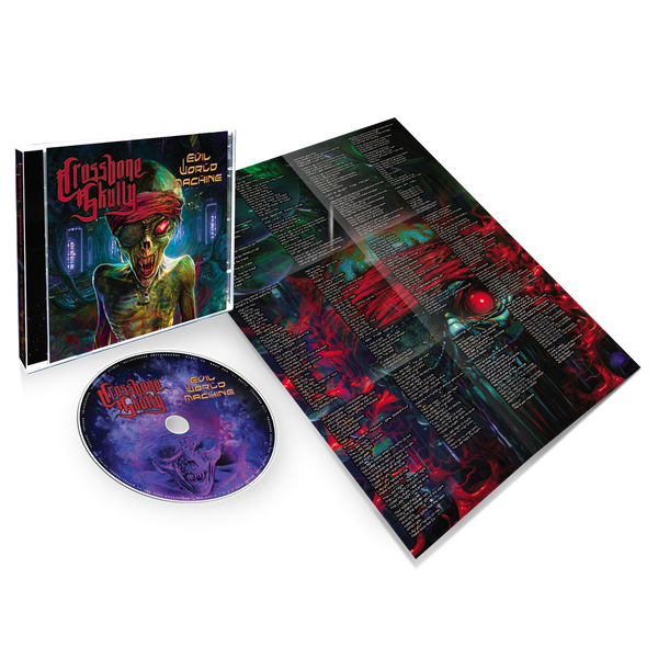 Crossbone Skully - Evil World Machine CD (PRESALE 11/22/24)