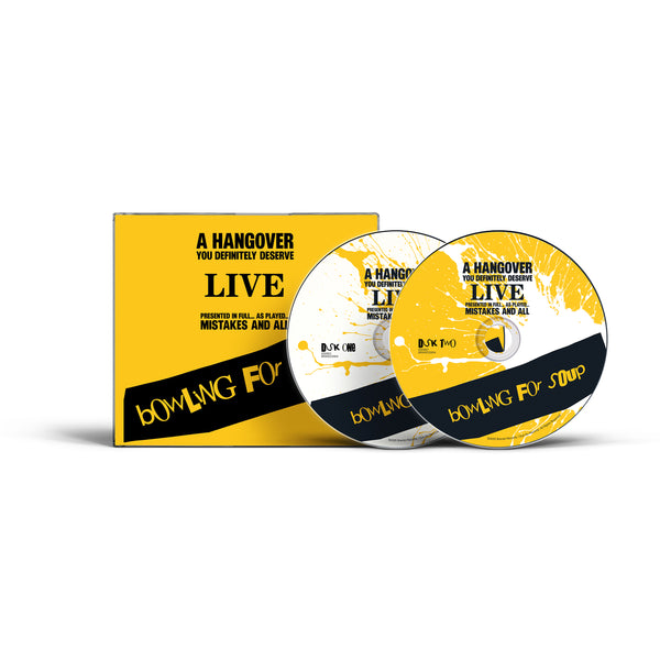 Bowling For Soup - A Hangover You Definitely Deserve (Live) CD (PRESALE 10/24/25)