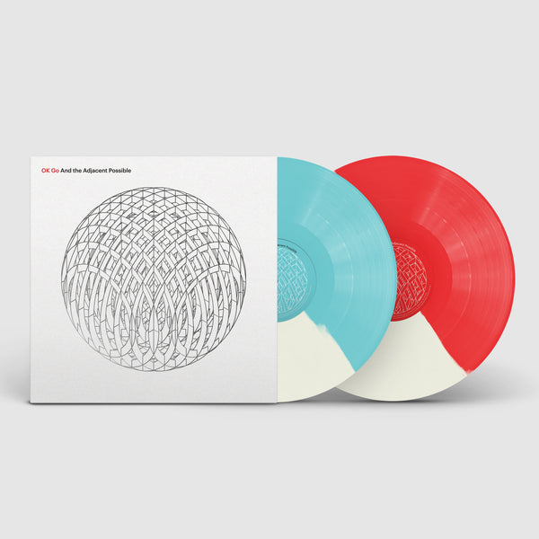 OK Go - And The Adjacent Possible White Half And Half Vinyl