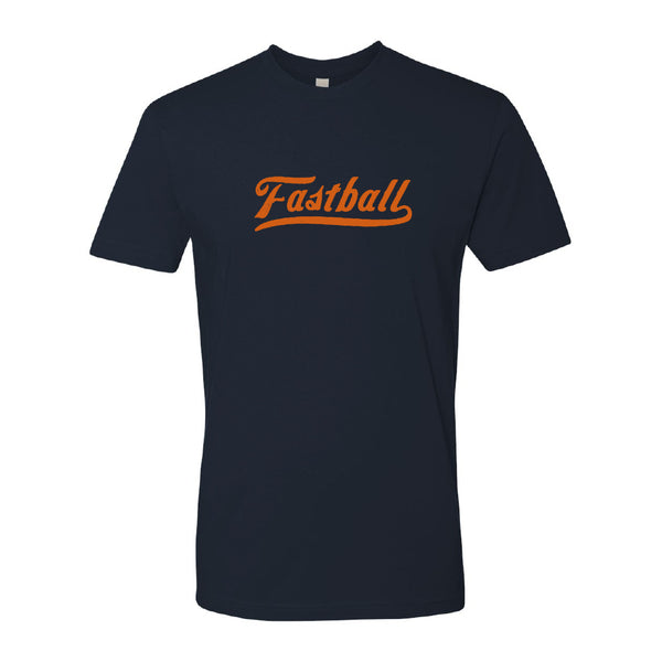 Fastball - Navy Script Logo Tee