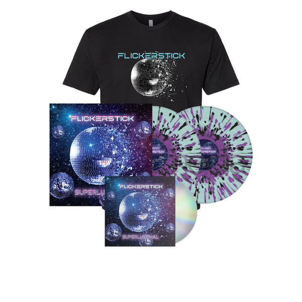 Flickerstick - Superluminal Album Tee Bundle 1 (PRESALE 12/19/25)