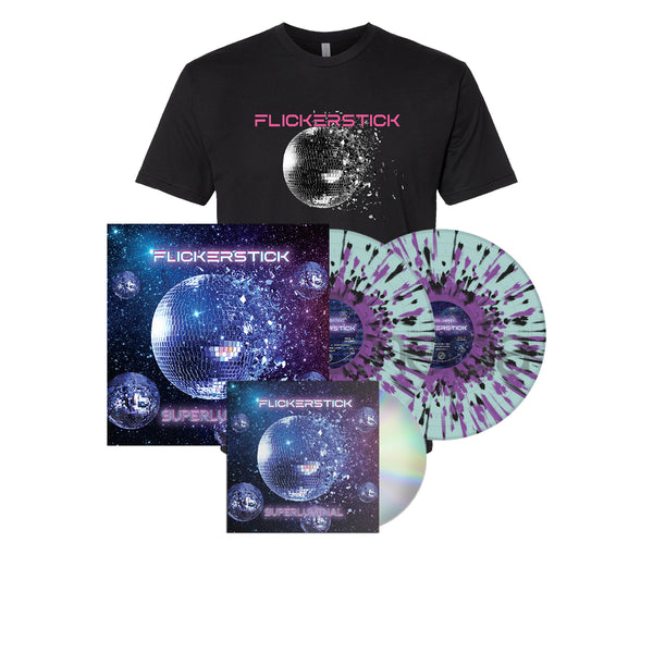 Flickerstick - Superluminal Album Tee Bundle 2 (PRESALE 12/19/25)