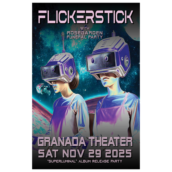 Flickerstick - 11x17 November 2025 Granada Show poster (PRESALE 11/25/25)