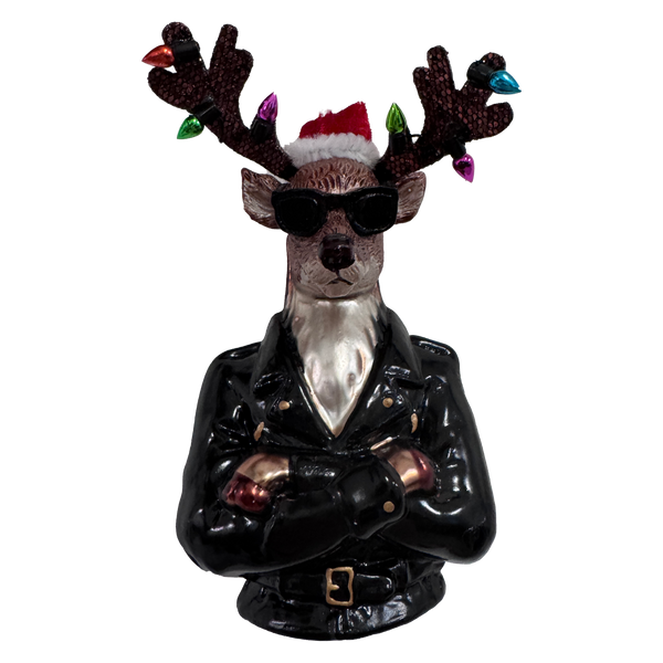 Ava Della Pietra - Reindeer Rebellion Glass Ornament