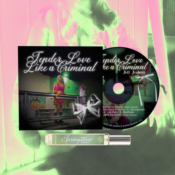 Jett Jenkins - Tender Love Like A Criminal CD + Travel Sprayer Bundle