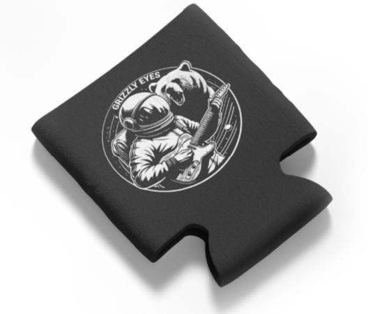 Grizzly Eyes - Logo Koozie