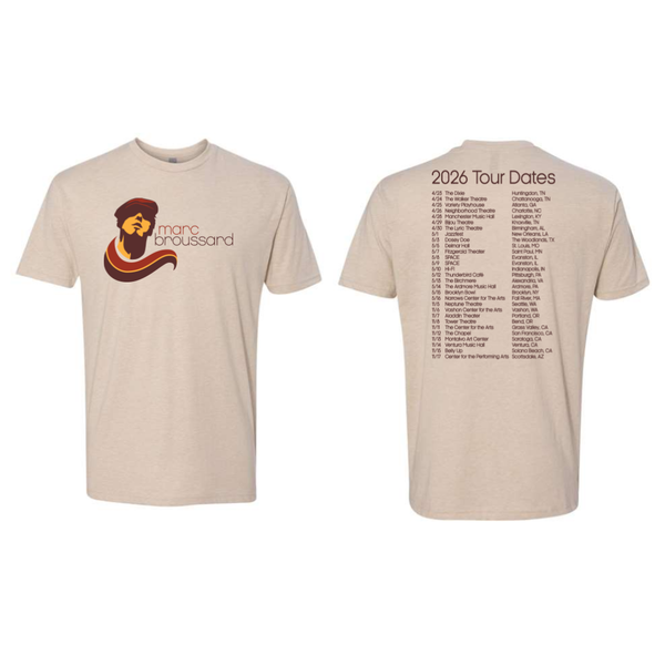 Marc Broussard - 2026 Tour Tee (PRESALE 05/15/26)