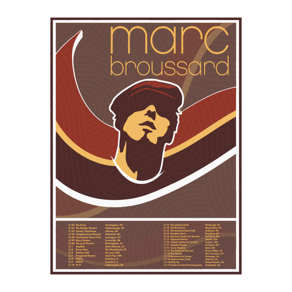 Marc Broussard - 2026 Tour Poster (PRESALE 05/15/26)