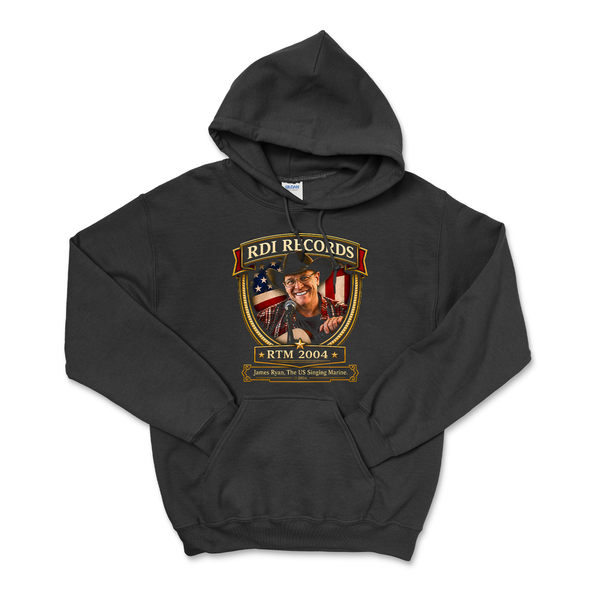 James Ryan - Black Logo Hoodie