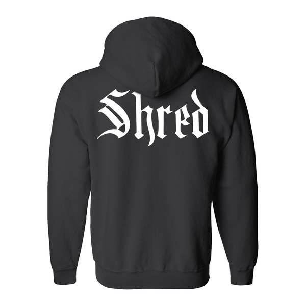 Arise From Worms - White Logo Hoodie