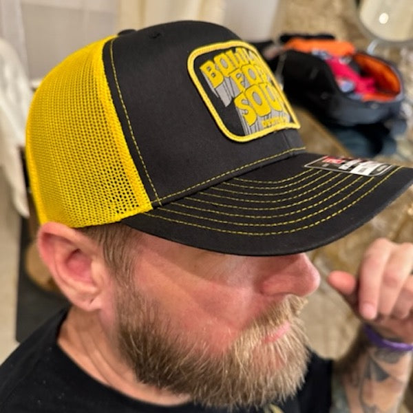 Bowling For Soup - Black and Yellow Custom Trucker Hat