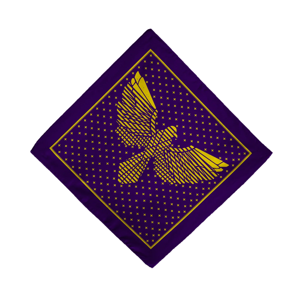 Israel Nash - Purple Eagle Bandana