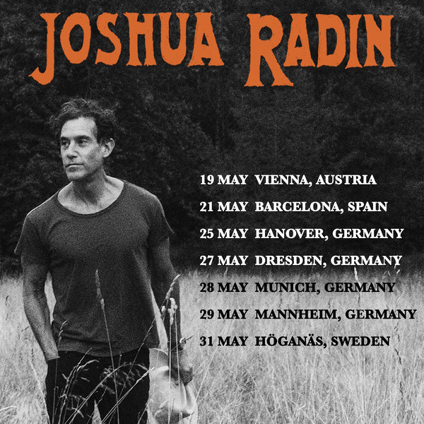 Joshua Radin - VIP Meet and Greet - 19th May - Vienna, Austria