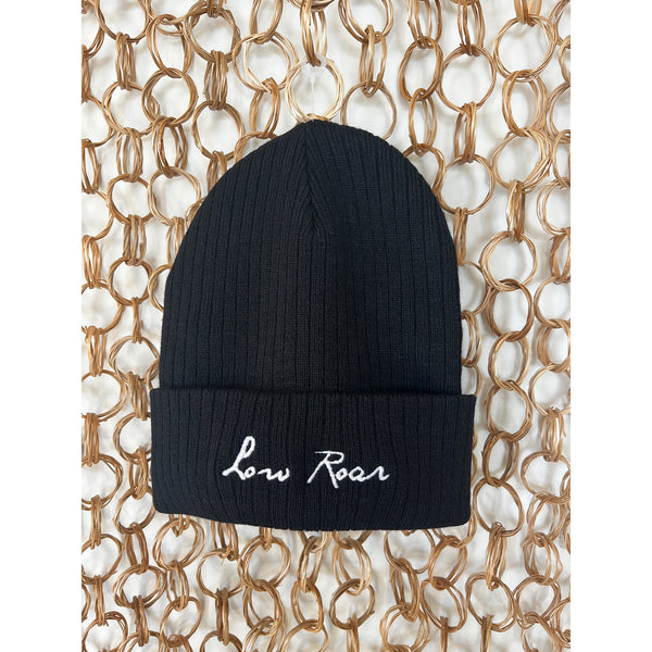 Low Roar - White Stitching Logo Beanie