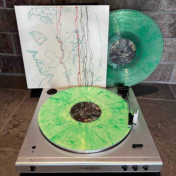 Low Roar - 0 Vinyl - Clear with Green Swirl