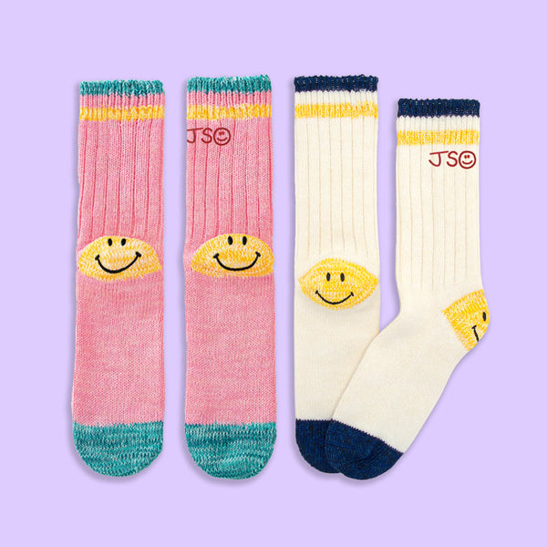 Johnny Stimson - Monogrammed Smile Socks