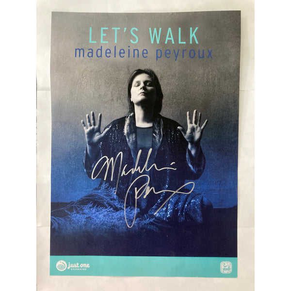 Madeleine Peyroux - Autographed Lets Walk Poster