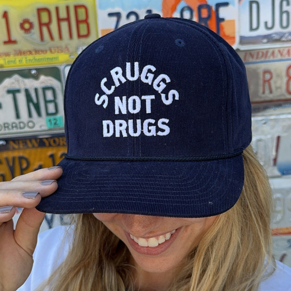 The Bluegrass Situation - Navy Scruggs Not Druggs Corduroy Cap