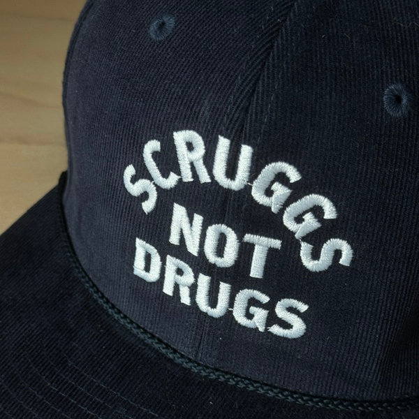 The Bluegrass Situation - Navy Scruggs Not Druggs Corduroy Cap