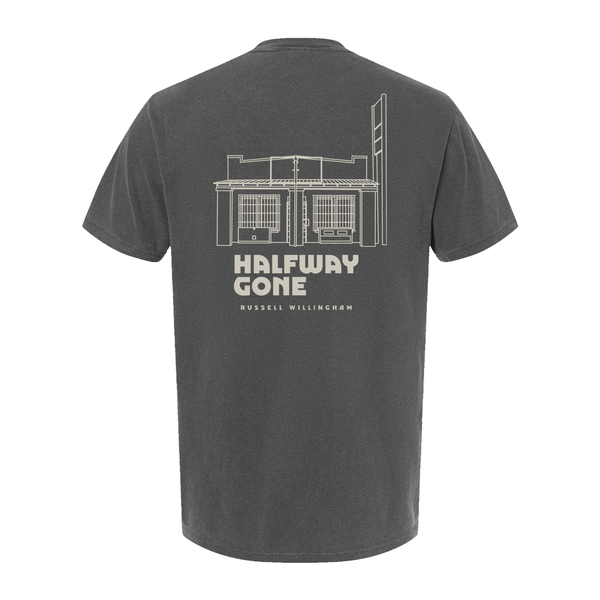 Russell Willingham - Halfway Gone Charcoal Tee (PRESALE 11/06/26)