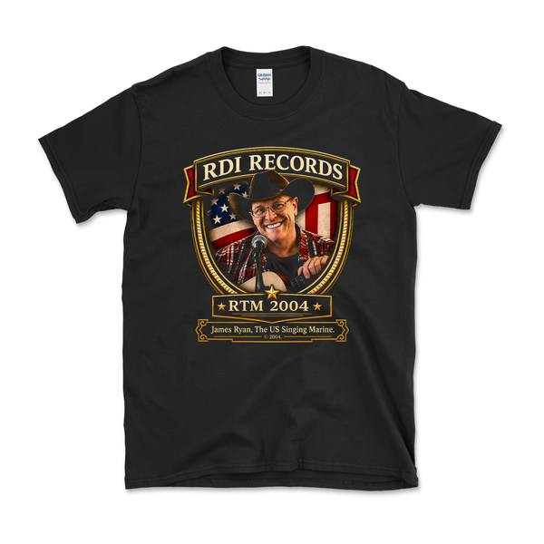 James Ryan - Black Logo Tee