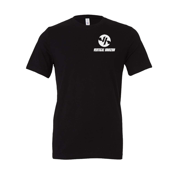 Vertical Horizon - Black with White Print Logo Tee