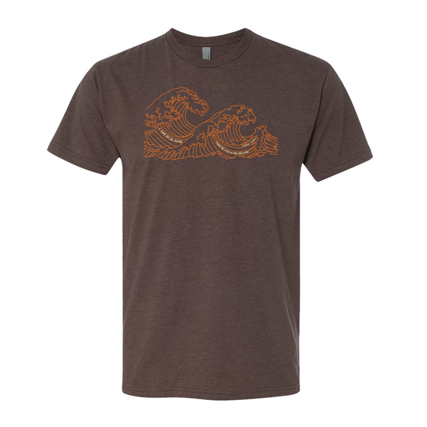 Joshua Radin - Waves Tee - Brown