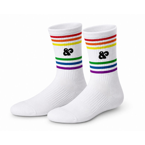 Sammy Rae - Ampersand Logo Crew Socks