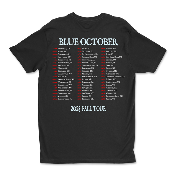 Blue October - STTA Skull Skyline 2023 Fall Tour Tee