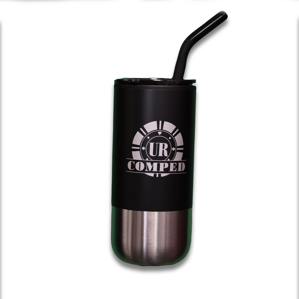 URComped - Black Logo Tumbler