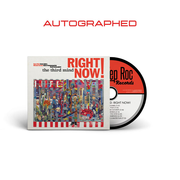 The Third Mind - Right Now! Autographed CD