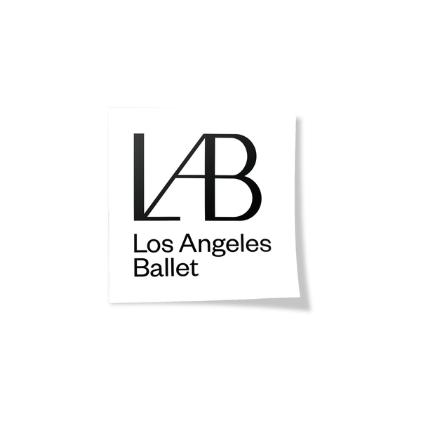 Los Angeles Ballet - LAB White Sticker
