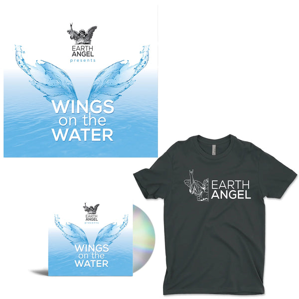 Earth Angel - Wings on the Water CD + Tee + Wings on the Water Digital Download Bundle (PRESALE 04/19/2024)