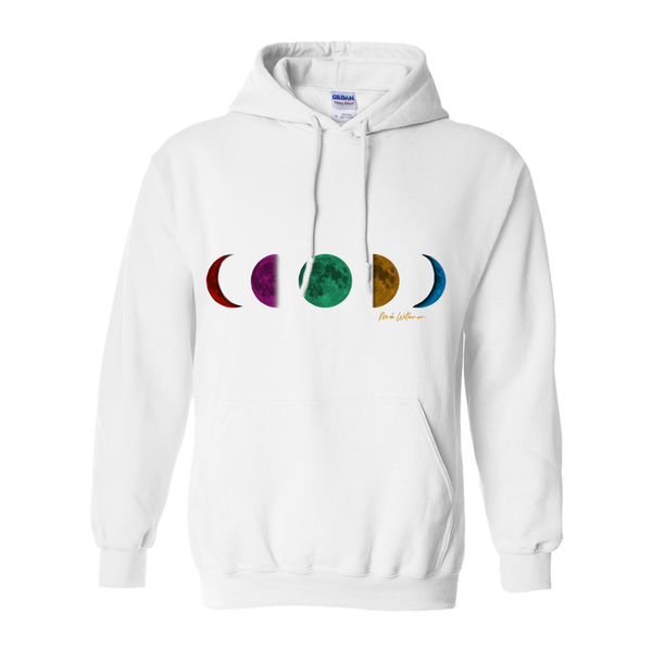 Mark Wilkinson - Moon Hoodie - White