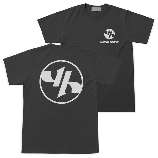 Vertical Horizon - Black with White Print Logo Tee