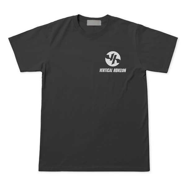 Vertical Horizon - Black with White Print Logo Tee