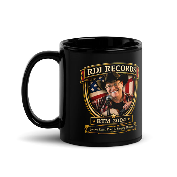 James Ryan - Set of 2 Black Mugs