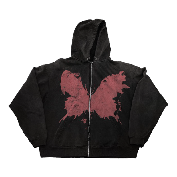 Beauty School Dropout - Butterfly Zip Hoodie (PRESALE 11/01/25)