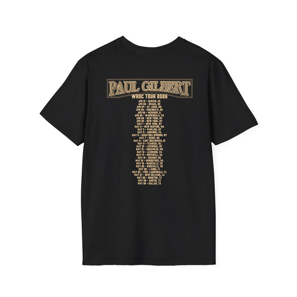 Paul Gilbert - Spit Not In The Fire 2026 Tour Tee
